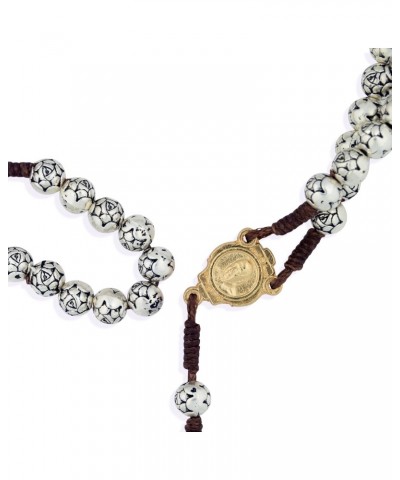 Pope Francis Four Basilicas Rosary with Rosette Beads and Gold-Tone Accents $10.91 Necklaces