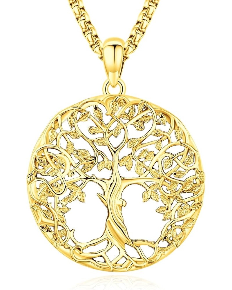 Tree of Life Necklace for Women Mens Tree of Life Pendant Sterling Silver 925 Tree of Life Jewelry Gifts J-D-Tree of Life Nec...