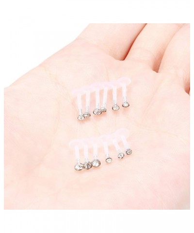 16g Forward Helix Earring Plastic Tragus Cartilage Earrings Clear Labret Lip Studs CZ Flexible Conch Earlobe Bioflex Medusa M...