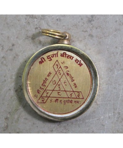 Jet Unique design Yantra Pendant Remove Negativity positive energy unisex Pendants Good look Pendant Shree Durga Bisa Yantra ...