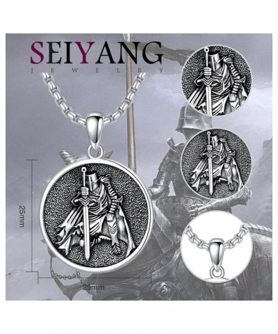 925 Sterling Silver Mythology | Paganism | Egyptian Necklace Jewelry Gift for Men Women with 2mm 22+2 IN Rolo Chain (with Gif...