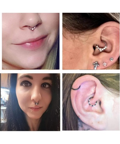 Daith Piercing Jewelry,Bat Septum Rings 16G Septum Jewelry Dragon Claw Nose Rings Helix Piercing Jewelry Daith Jewelry Cartil...