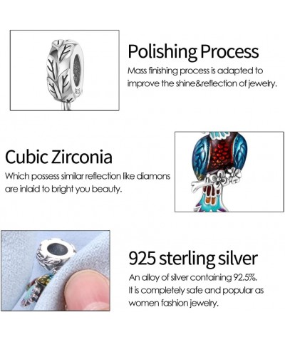 Charms Beads fits for Charms Bracelets for Woman 925 sterling silver suspension pendants and CZ stones, women DIY jewelry par...