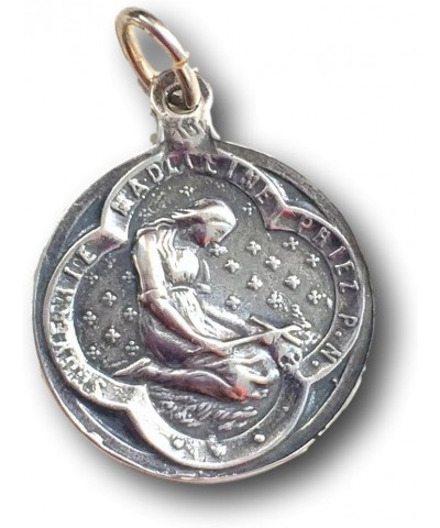 Sterling Silver St Mary Magdalene Medal - Antique Replica 18" sterling delicate chain $32.34 Necklaces