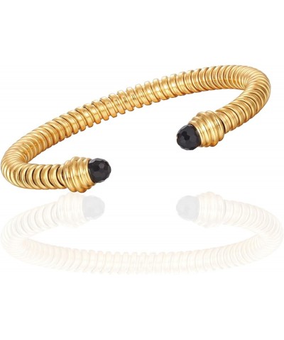 Cable Bracelet, an Adjustable Women's Cuff made of 316 Stainless Steel, Available in Gold and Silver Gold $10.79 Bracelets