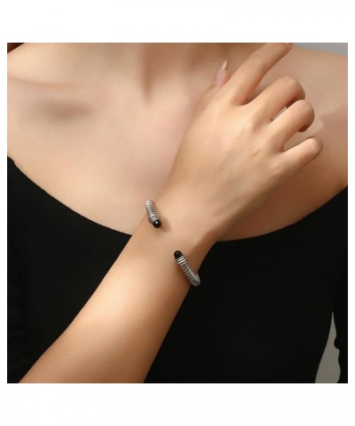 Cable Bracelet, an Adjustable Women's Cuff made of 316 Stainless Steel, Available in Gold and Silver Gold $10.79 Bracelets