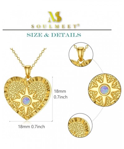 10K 14K 18K Solid Gold Personalized Sunflower/Starburst/Cross/Rose/Lotus/Butterfly/Turtle/Celtic/Bee Heart Locket Necklace Th...