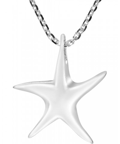 Beach Lover Sea Whimsical Starfish Ocean Animal .925 Sterling Silver Necklace $11.63 Necklaces