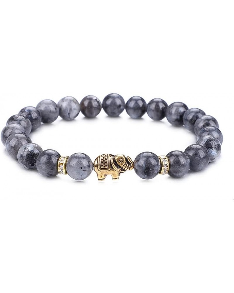 Lover Couple Bracelet Yoga Balancing Reiki Healing with Elephant for Christmas Thanksgiving black flash $7.79 Bracelets