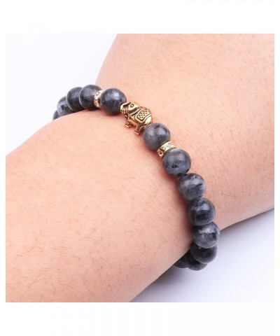 Lover Couple Bracelet Yoga Balancing Reiki Healing with Elephant for Christmas Thanksgiving black flash $7.79 Bracelets