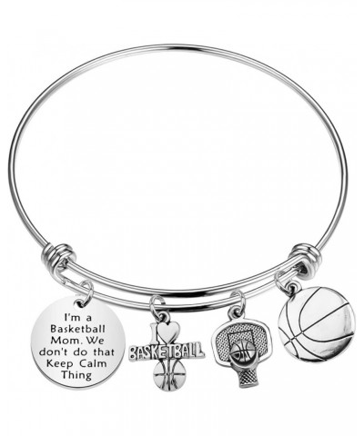 Basketball Mom Gift Basketball Bracelet for Mom Basketball Jewelry for Basketball Player Mom Thank You Gift for Basketball Mo...