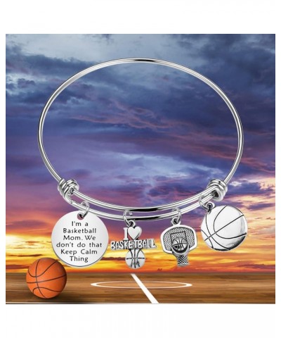 Basketball Mom Gift Basketball Bracelet for Mom Basketball Jewelry for Basketball Player Mom Thank You Gift for Basketball Mo...