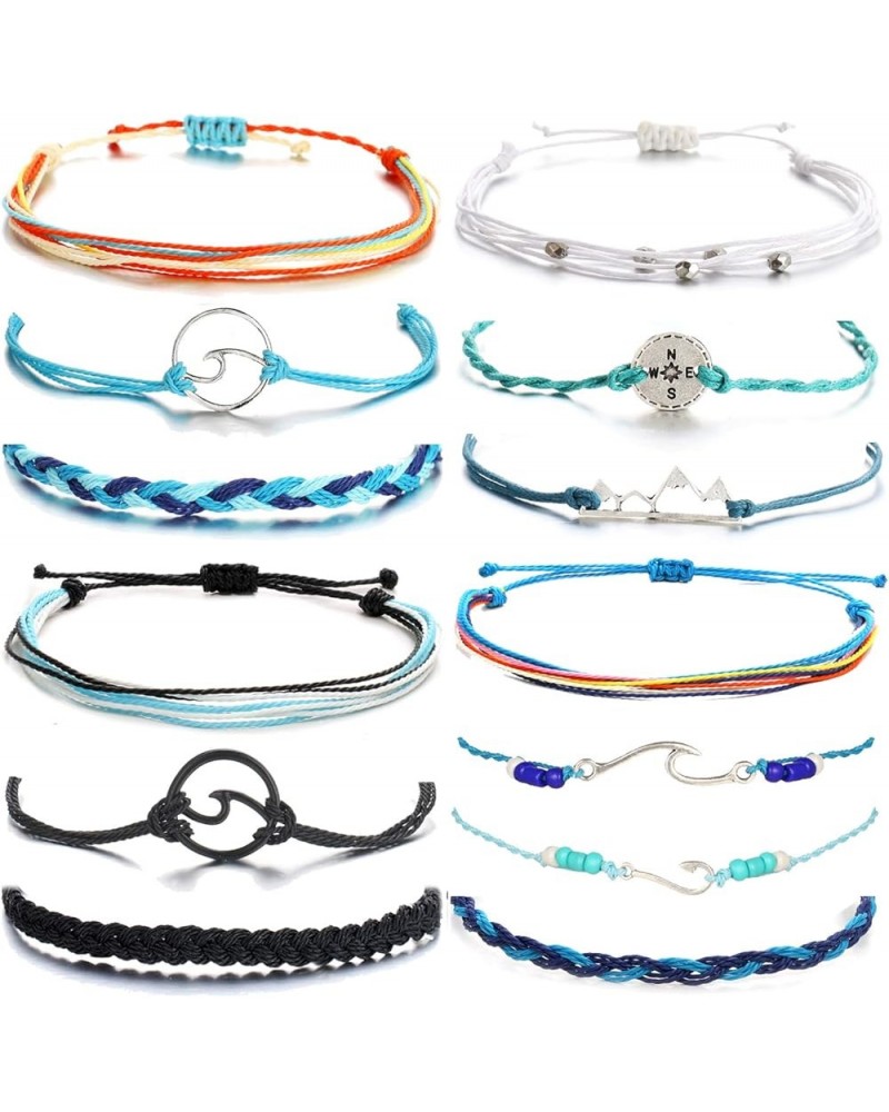 Bracelets for Teen Girls Gift Trendy Stuff String Anklets Bracelet for Women Party Favors for Teens Boho Summer Stuff M:12PCS...