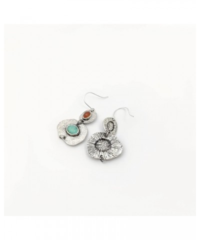 Stone Boho Earrings Silver Drop Dangle Earrings for Women $14.08 Earrings