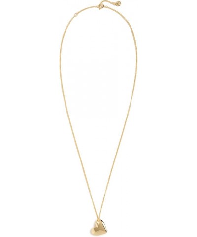 Women's Lou Heart Pendant Necklace Gold $39.75 Necklaces