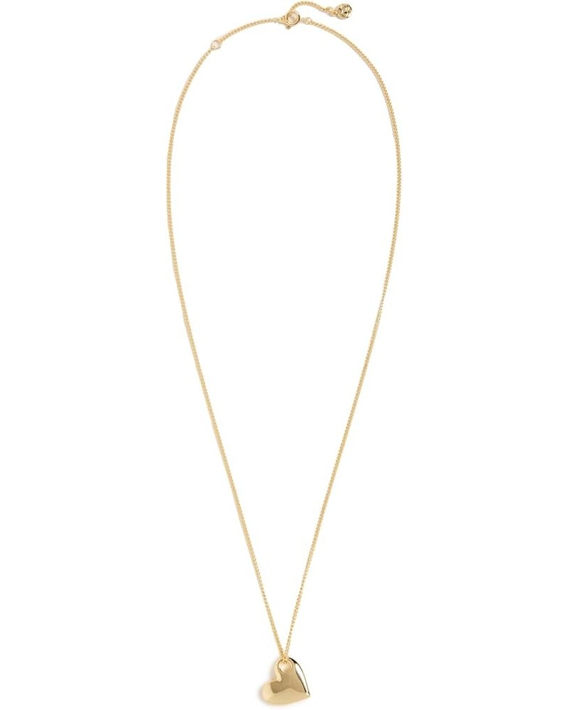 Women's Lou Heart Pendant Necklace Gold $39.75 Necklaces