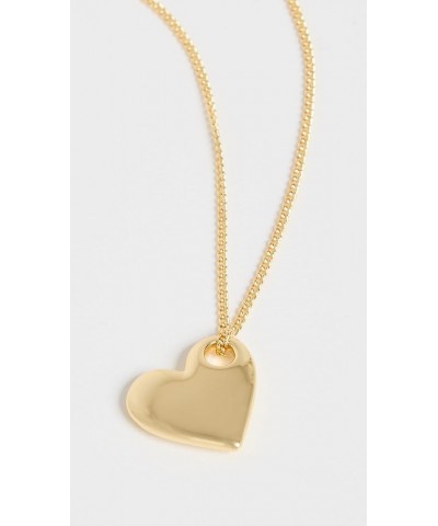 Women's Lou Heart Pendant Necklace Gold $39.75 Necklaces