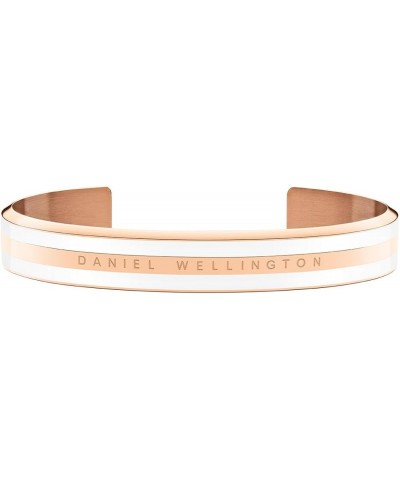 Classic Enamel Bracelet Rose Gold/Satin White Medium $34.10 Bracelets