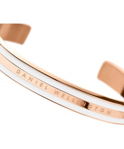 Classic Enamel Bracelet Rose Gold/Satin White Medium $34.10 Bracelets