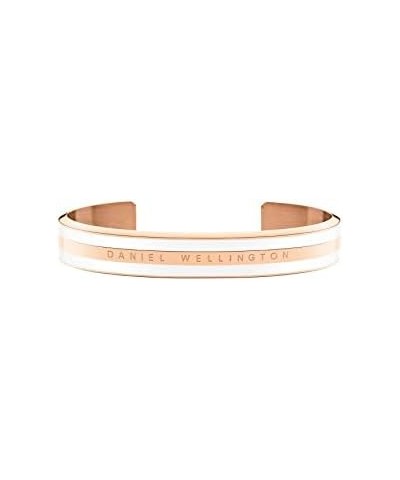 Classic Enamel Bracelet Rose Gold/Satin White Medium $34.10 Bracelets