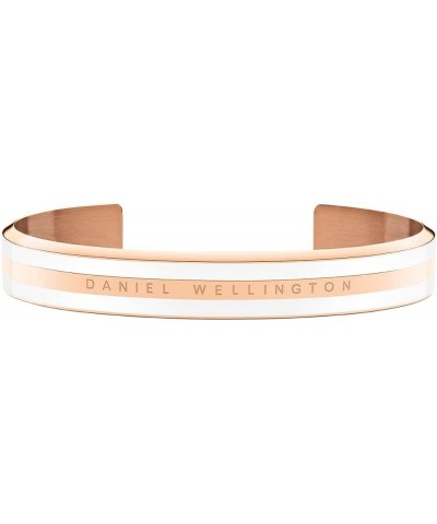 Classic Enamel Bracelet Rose Gold/Satin White Medium $34.10 Bracelets