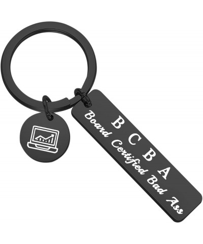 Behavior Analyst Gift BCBA Gift ABA Gift Board Certified Bad Ass Keychain Behavior Therapy Gift Black Bcba Keychain $9.73 Pen...