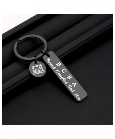 Behavior Analyst Gift BCBA Gift ABA Gift Board Certified Bad Ass Keychain Behavior Therapy Gift Black Bcba Keychain $9.73 Pen...