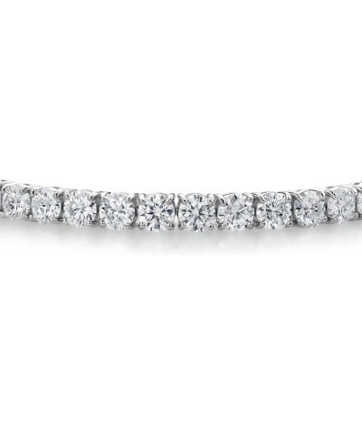 925 Sterling Silver Round White Moissanite Tennis Bracelet For Women (18.00 Cttw, Round 5MM, 7.25 Inch) $82.27 Bracelets