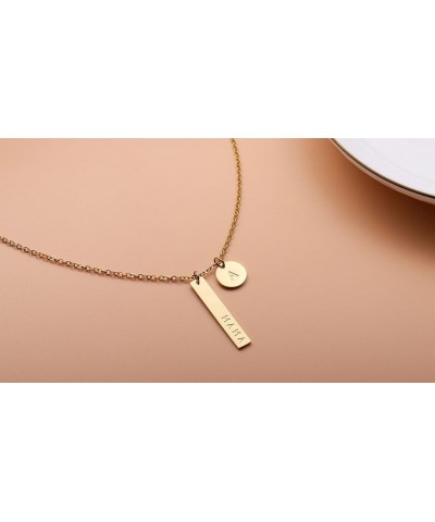 MAMA Necklace,Initial Necklace,mama necklaces for women,18K Gold Plated Mama Necklace,Mothers Day Gifts V $8.09 Necklaces