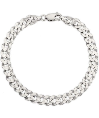 925 Sterling Silver Curb Cuban Link Chain Bracelet for Men & Women - Made in Italy Comes With a Gift Box 9.0 Inches 6.5MM $14...