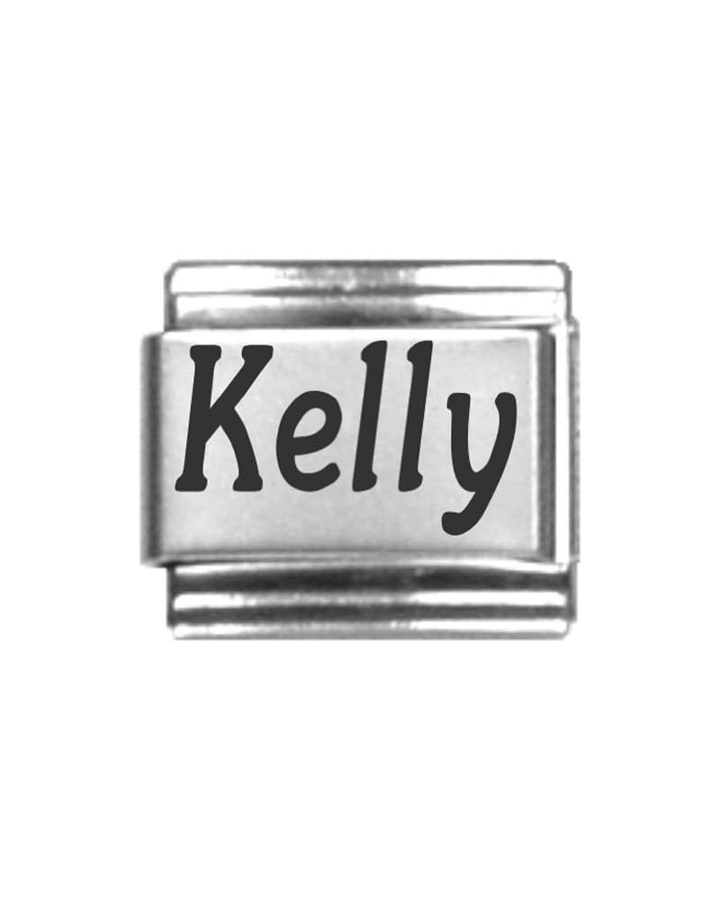 Kelly Laser Name Italian Charm Link $8.28 Bracelets