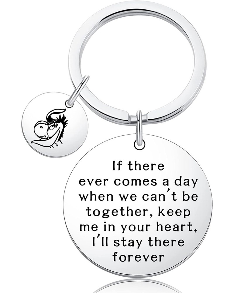 Eeyore Quote Keychain Eeyore Jewelry Inspired Gift keep me in your heart I'll stay there forever Keychain Inspiration Gift (E...