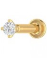 0.03 to 0.14 Carat 4-Prong Solitaire Diamond Nose Pin Stud in 18K Gold Yellow Gold 0.05 carats $51.75 Body Jewelry