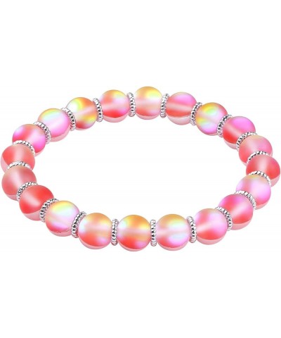 Moonstone Beads Strand Bracelets for Women 18001G $11.20 Bracelets