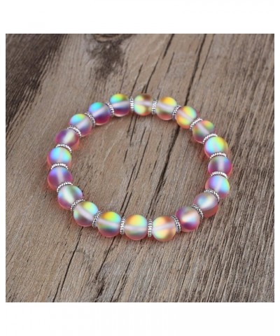 Moonstone Beads Strand Bracelets for Women 18001G $11.20 Bracelets