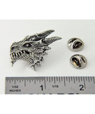 Handcrafted Fantasy Dragon Brooch and Lapel Pins - Face, Flying, Climbing, Walking, Three Headed, Claws, Eggs, Eyes - Pewter,...