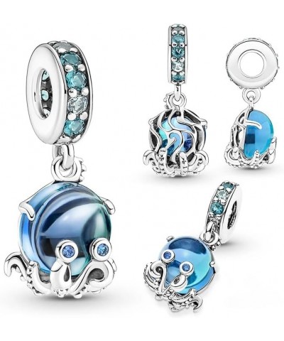 Sea Turtle Charms Fit Bracelets Octopus Starfish 925 Silver Bulldog Dolphin Jellyfish Beads Jewelry SSS-1401 PJT176-10 $9.24 ...