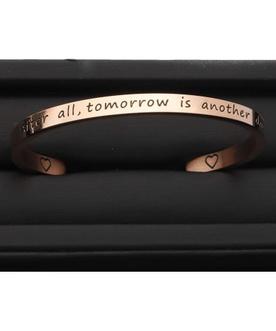 After All Tomorrow Is Another Day Cuff Bracelet Inspired By Gone With The Wind Scarlett Quote Jewelry Famous Movie Inspiratio...