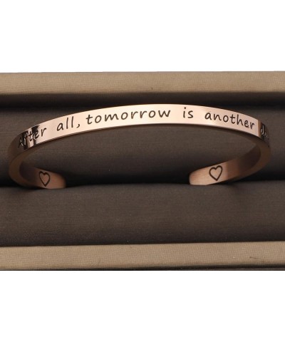 After All Tomorrow Is Another Day Cuff Bracelet Inspired By Gone With The Wind Scarlett Quote Jewelry Famous Movie Inspiratio...