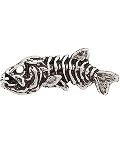 Handcrafted Freshwater Skeleton Fish Pins - Rainbow, Brown, Brook Trout - Largemouth Bass - Chinook, Sockeye, Chum Salmon - P...