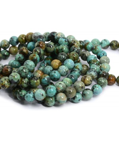 8mm Round Beads Stretch Bracelet 7 Inch Unisex African Turquoise $8.84 Bracelets