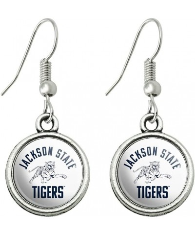 Jackson State University Tigers Novelty Dangling Drop Charm Earrings $8.99 Earrings