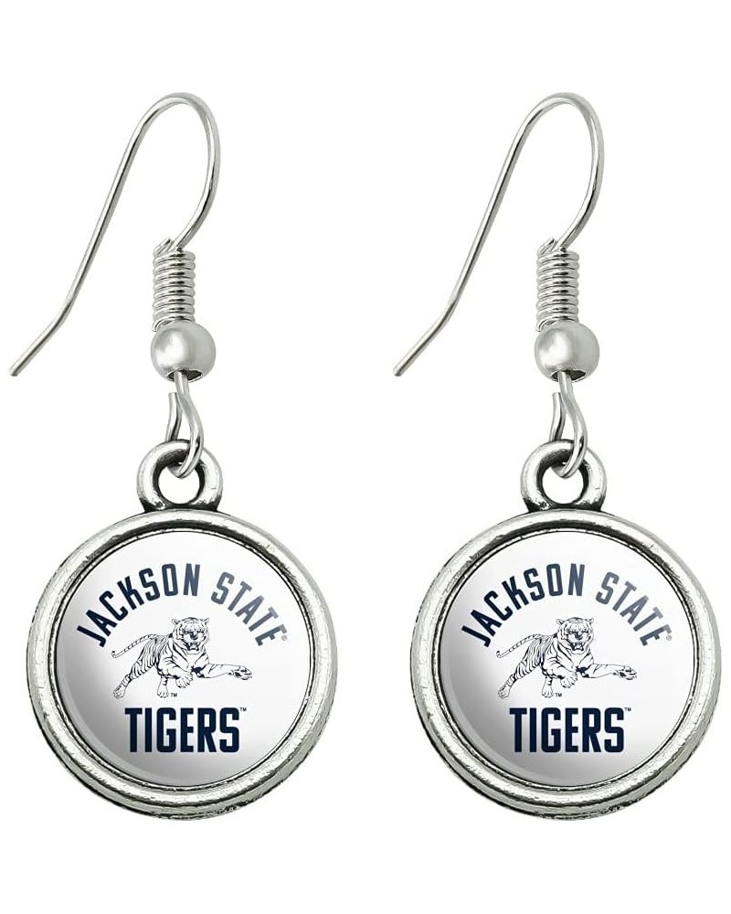 Jackson State University Tigers Novelty Dangling Drop Charm Earrings $8.99 Earrings