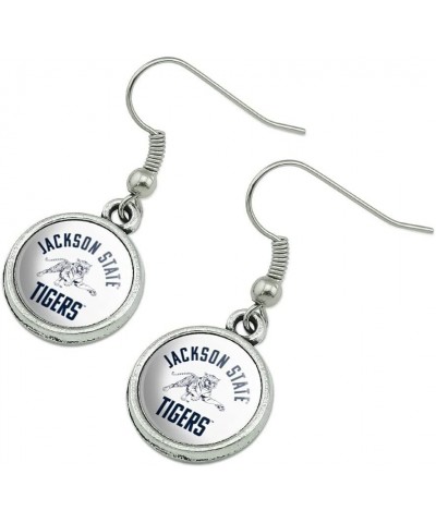 Jackson State University Tigers Novelty Dangling Drop Charm Earrings $8.99 Earrings