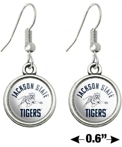 Jackson State University Tigers Novelty Dangling Drop Charm Earrings $8.99 Earrings