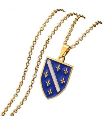 VUTRIEU2K Bosnians Pendant Necklaces Gold Color Silver Color Charm Bosna Jewelry Length: 60cm or 23.6 Inches Style 6 $8.75 Ne...