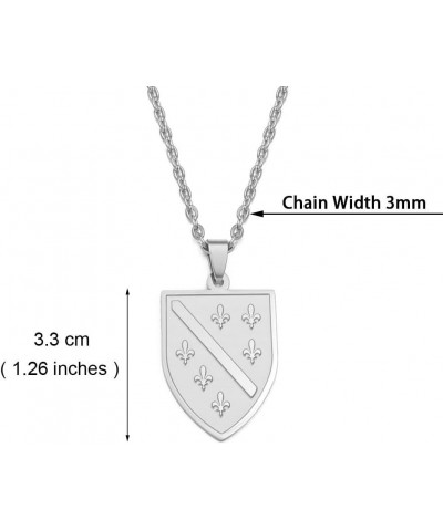 VUTRIEU2K Bosnians Pendant Necklaces Gold Color Silver Color Charm Bosna Jewelry Length: 60cm or 23.6 Inches Style 6 $8.75 Ne...