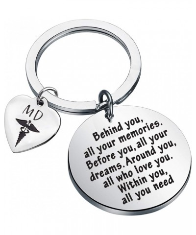 MD Keychain Future Medical Doctor Gifts Behind You All Your Memories Keychain MD Gift Medical Student Graduation Gift Md $9.7...