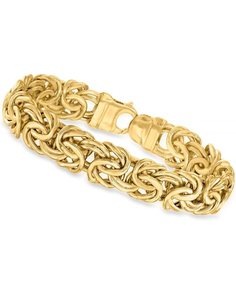 Canaria 10kt Yellow Gold Byzantine Bracelet 8.0 Inches $448.00 Bracelets