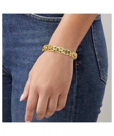 Canaria 10kt Yellow Gold Byzantine Bracelet 8.0 Inches $448.00 Bracelets